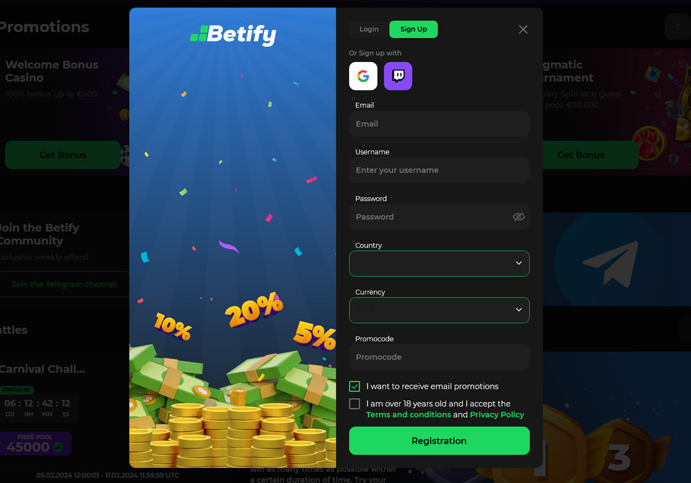 Sign Up