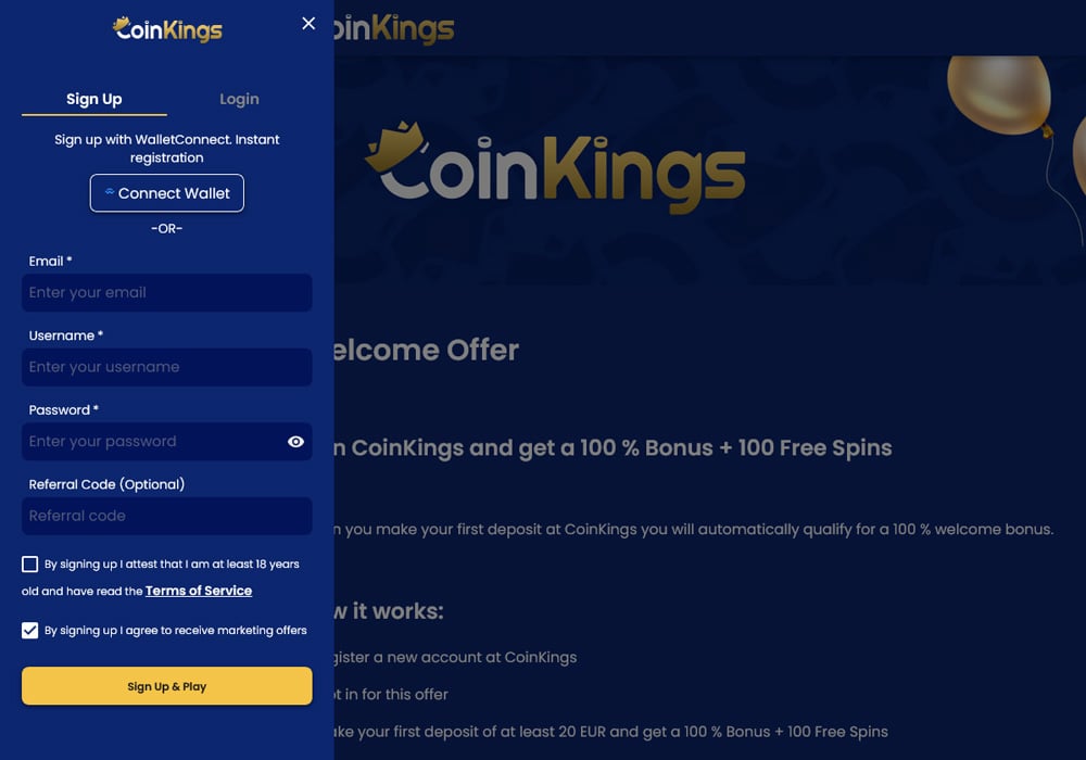 How To Sign Up