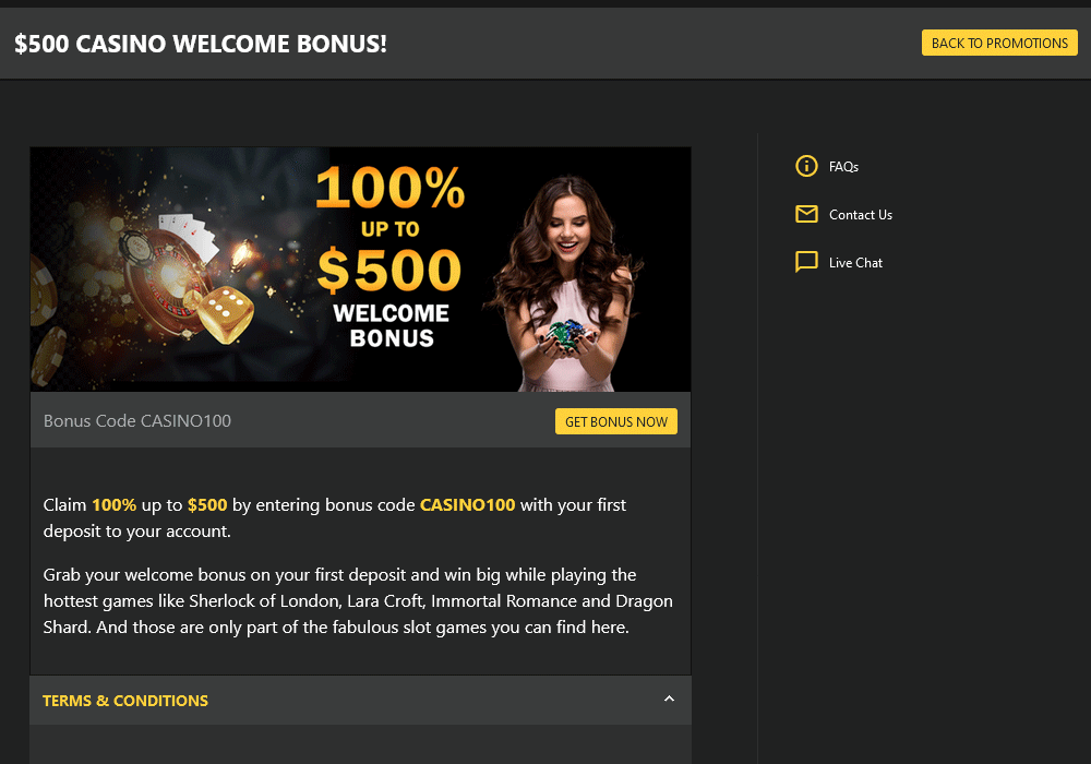 Welcome Bonuses