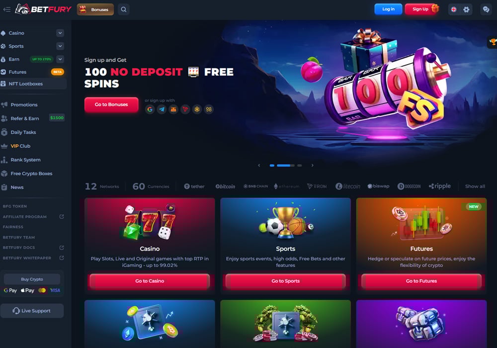 Betfury is another top option