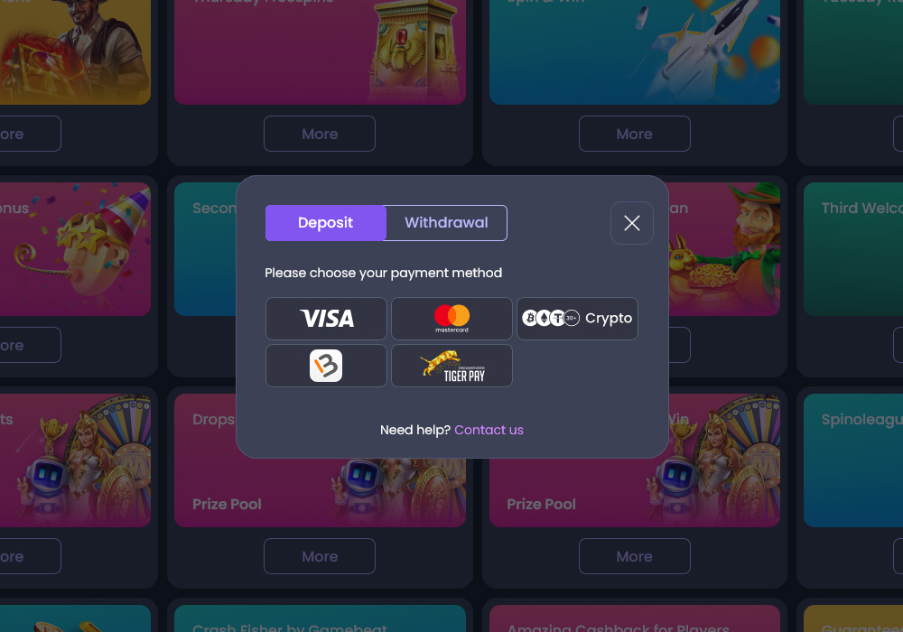 Deposit Options