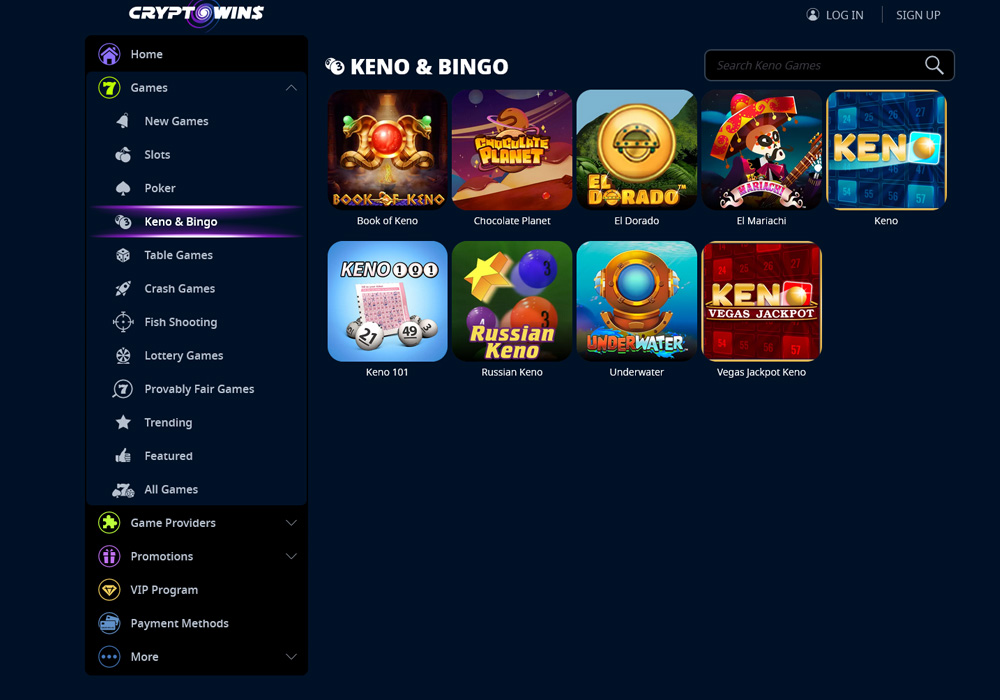 Keno & Bingo