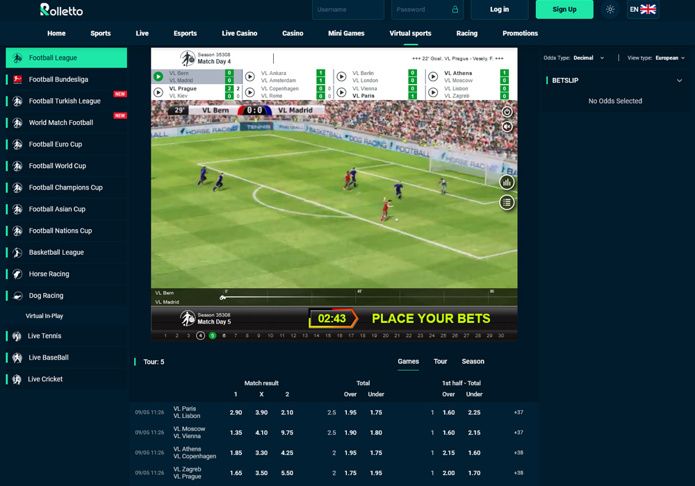 Virtual Sports