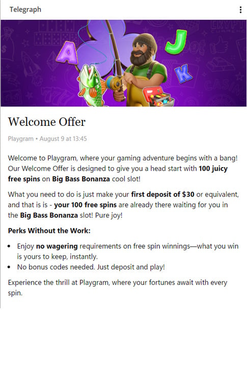 Welcome Bonus