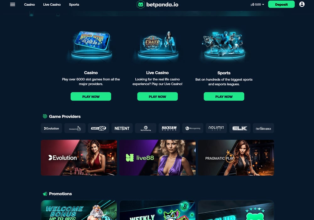 Betpanda Homepage