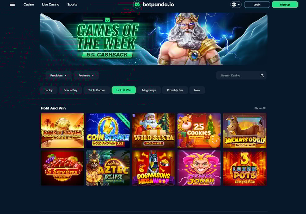 Hold & Win Games
