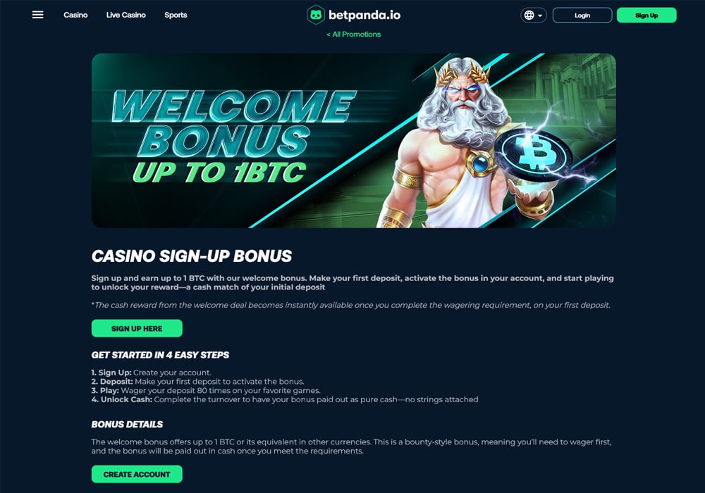 Welcome Bonuses