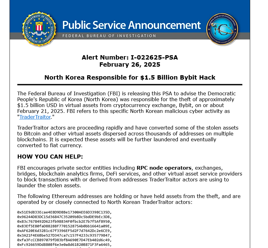 North Korea Implicated in the Enormous $1.5 Billion Bybit Hack